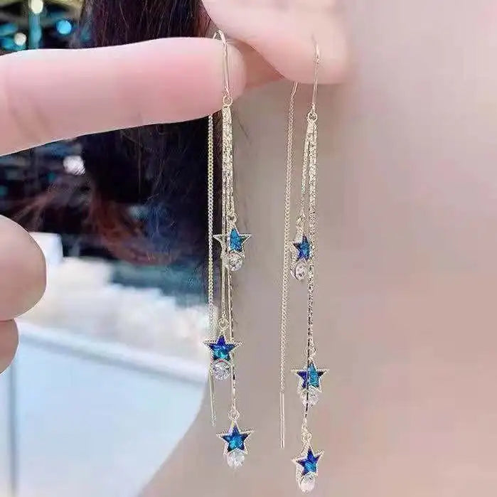 DaniLuxe “Golden Angle” Geometric Drop Earrings