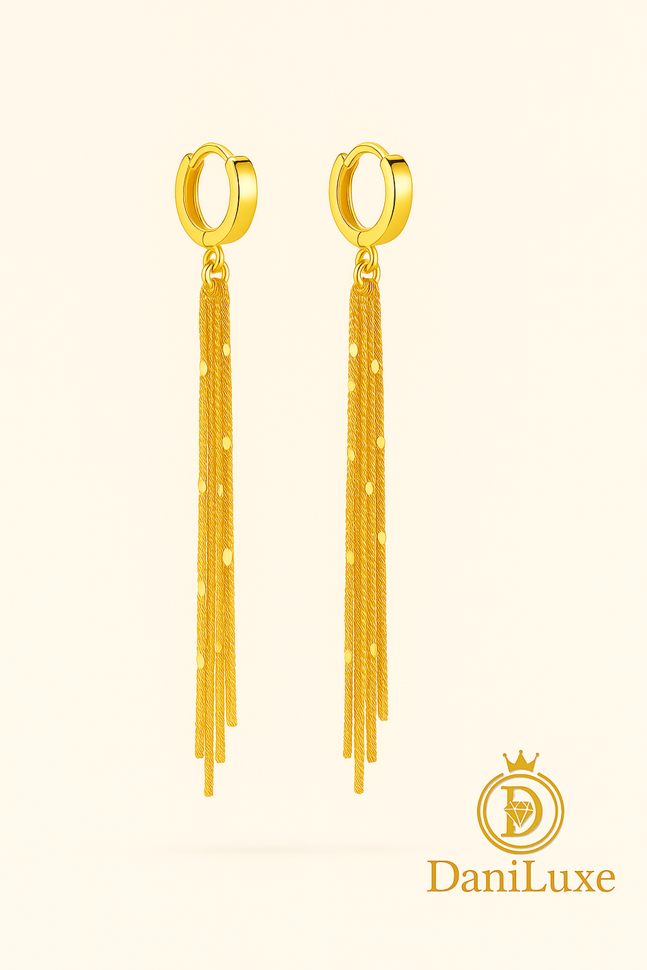 DaniLuxe™ Glitter Tassel Earrings