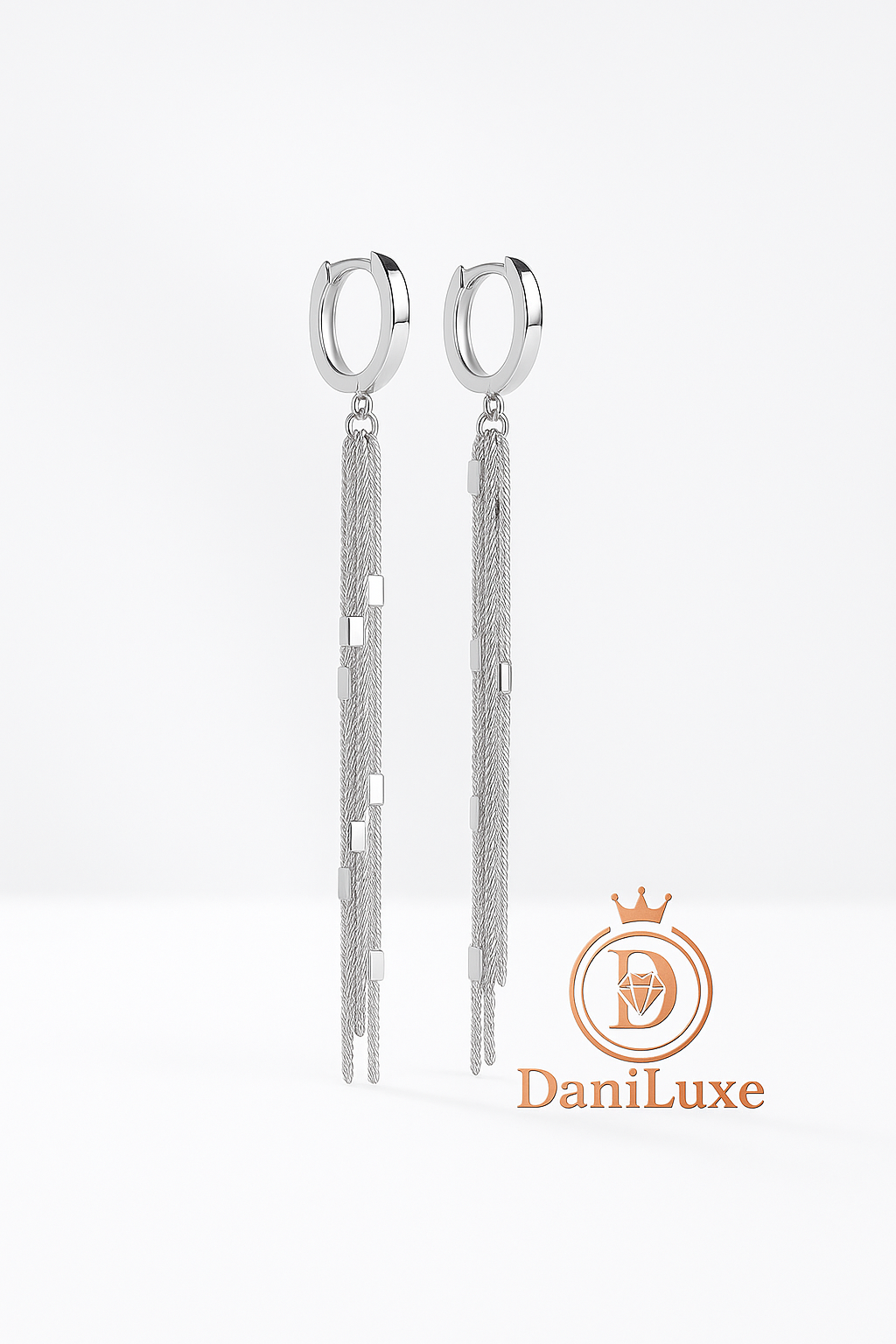 DaniLuxe™ Glitter Tassel Earrings