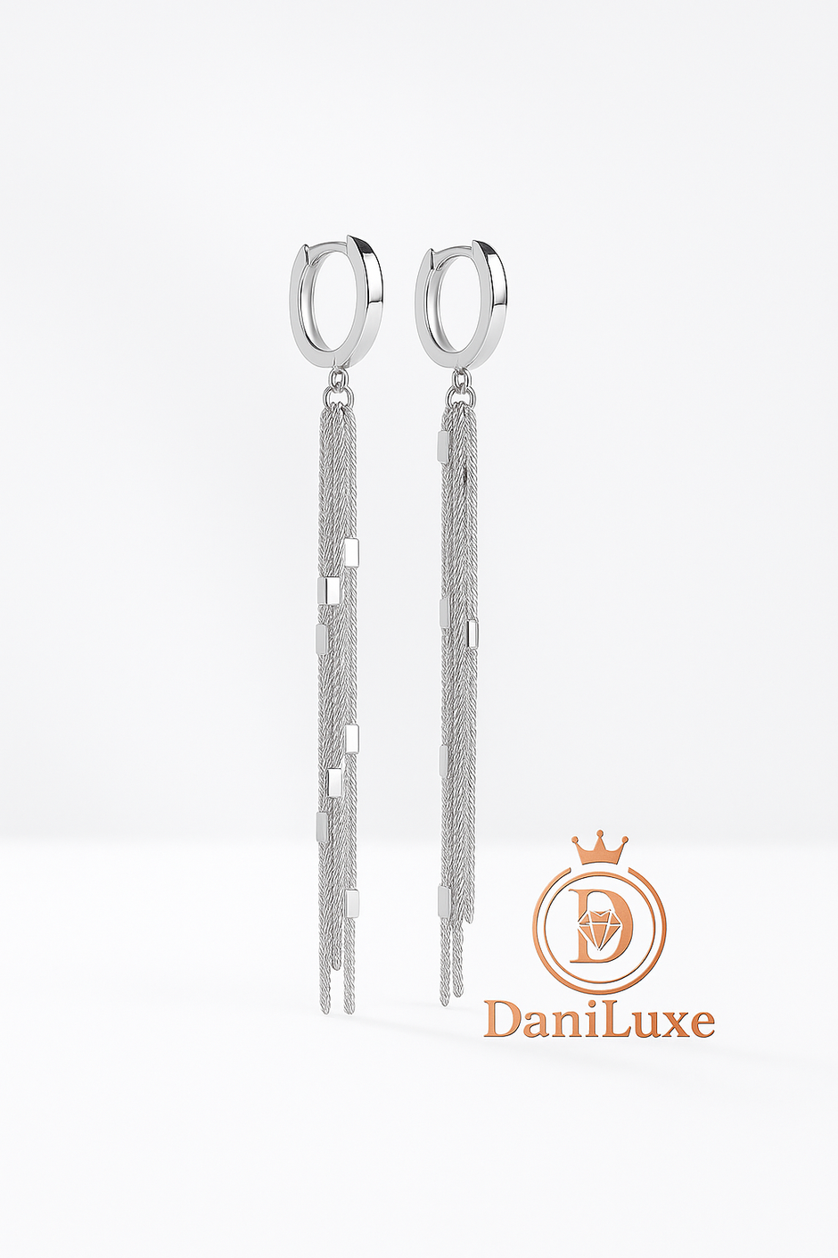 DaniLuxe™ Glitter Tassel Earrings