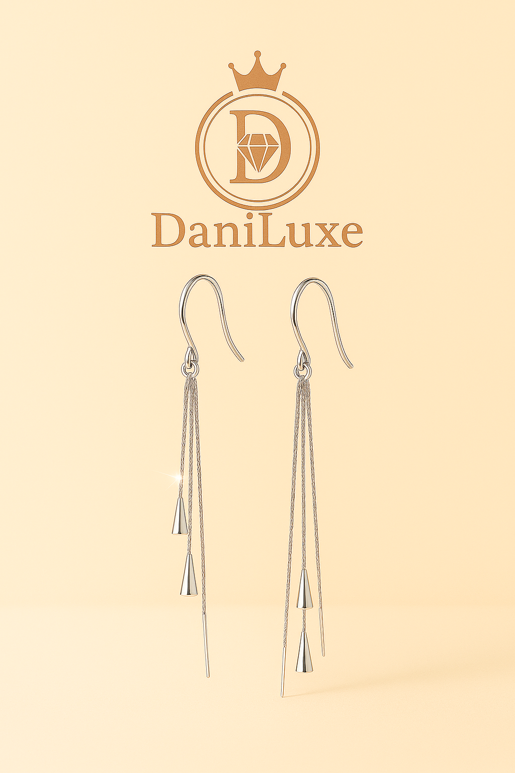 DaniLuxe™ Glitter Tassel Earrings