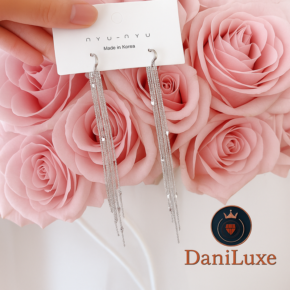 DaniLuxe™ Glitter Tassel Earrings