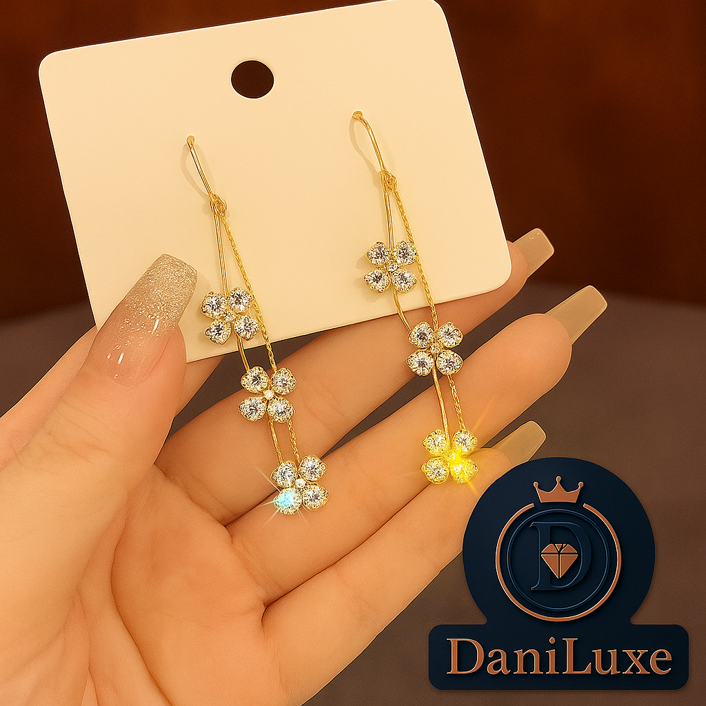 DaniLuxe™ Glitter Tassel Earrings