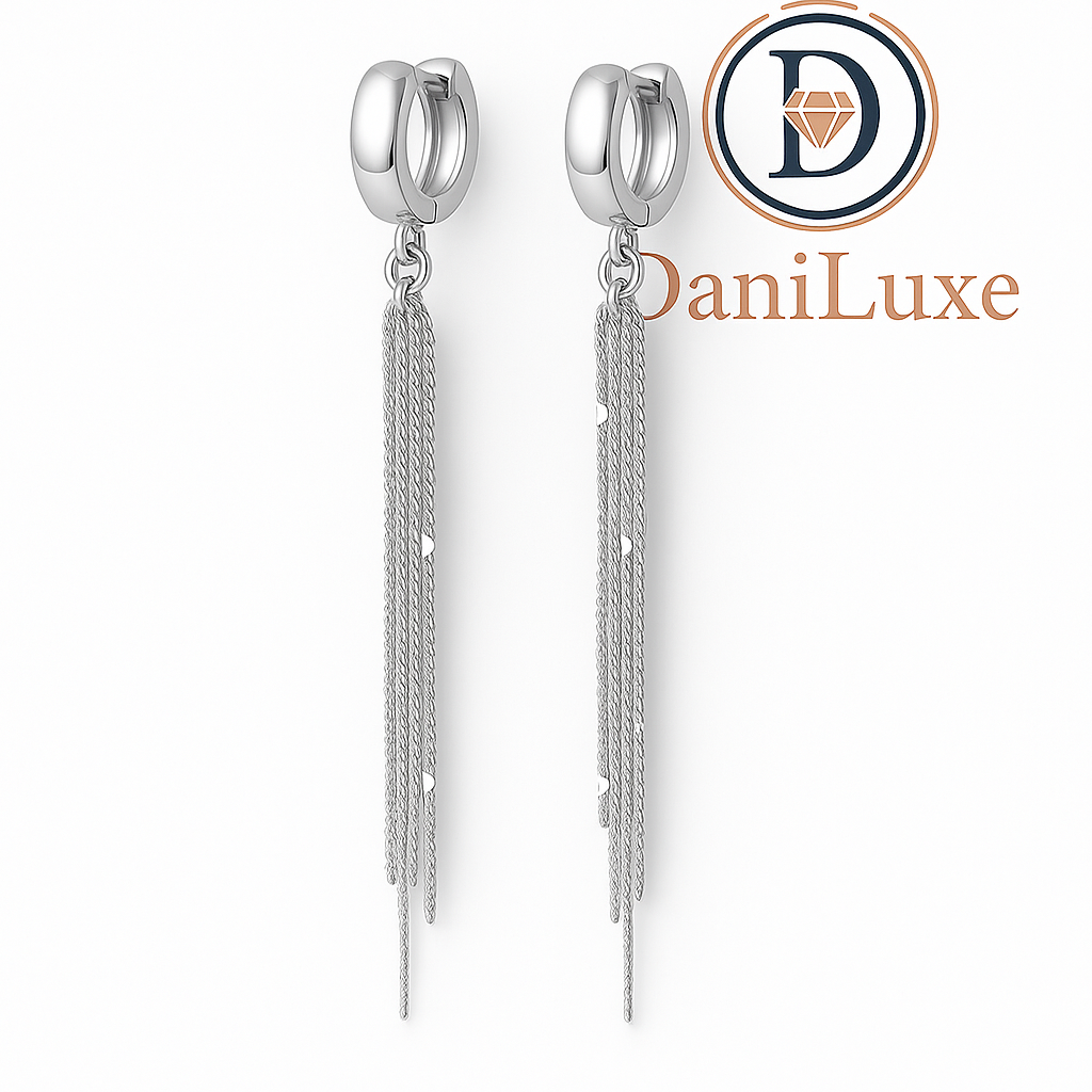 DaniLuxe™ Glitter Tassel Earrings