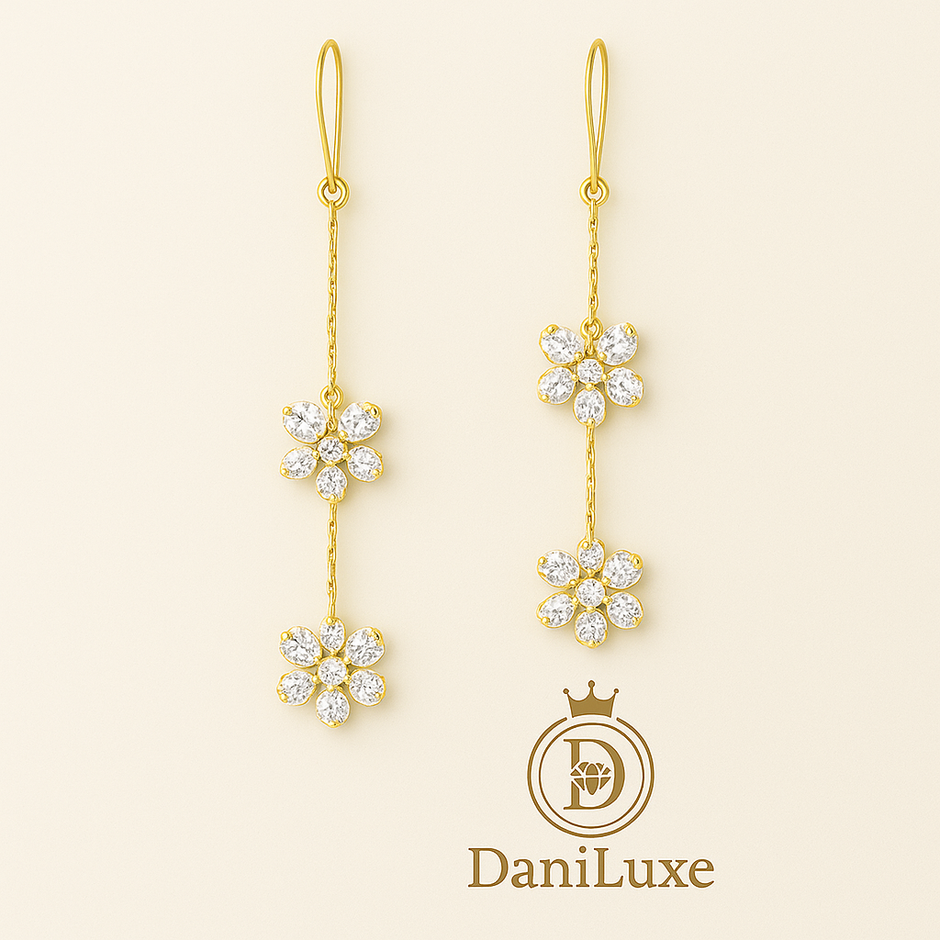 DaniLuxe™ Glitter Tassel Earrings