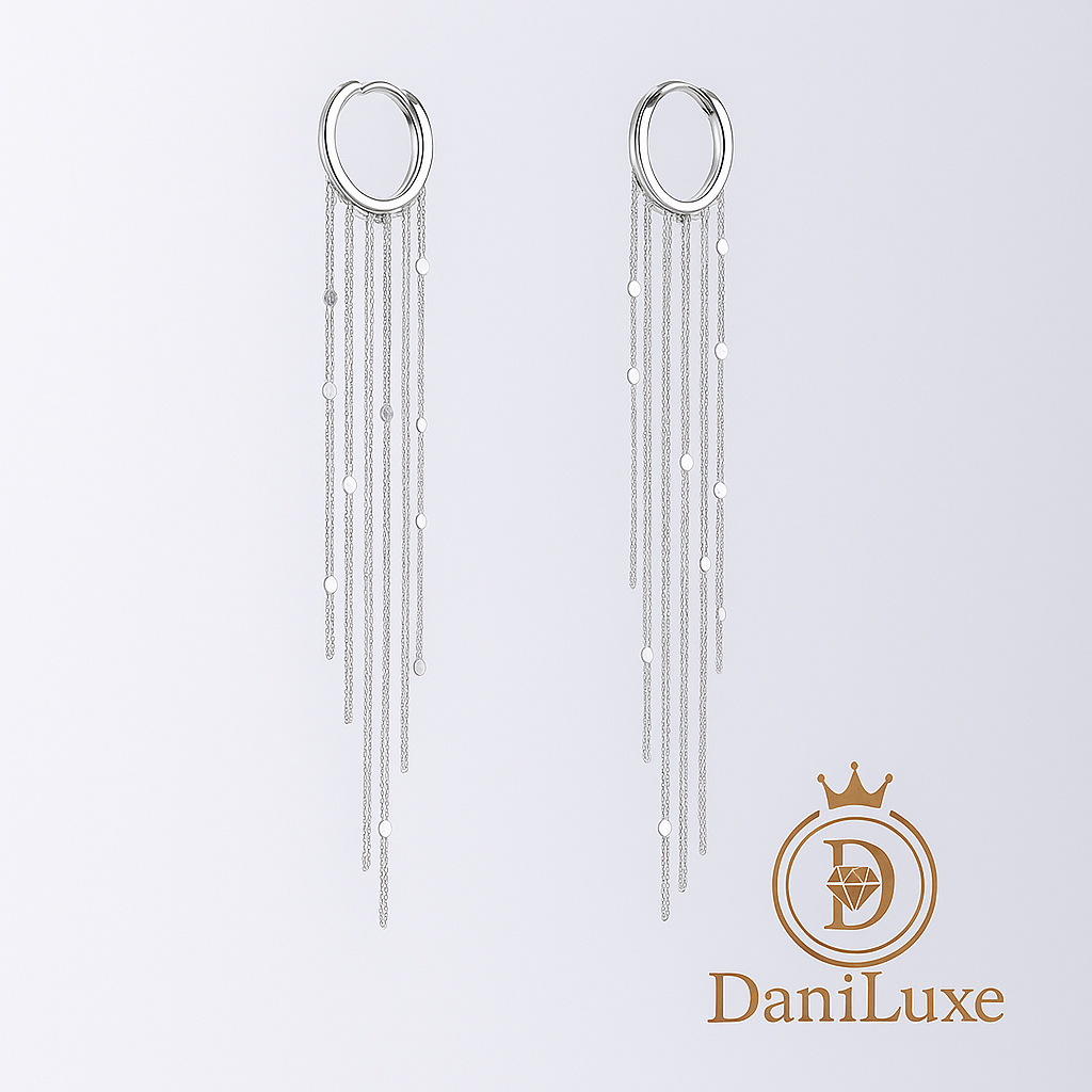 DaniLuxe™ Glitter Tassel Earrings