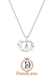 DaniLuxe™ Silver Heart Jewelry Set