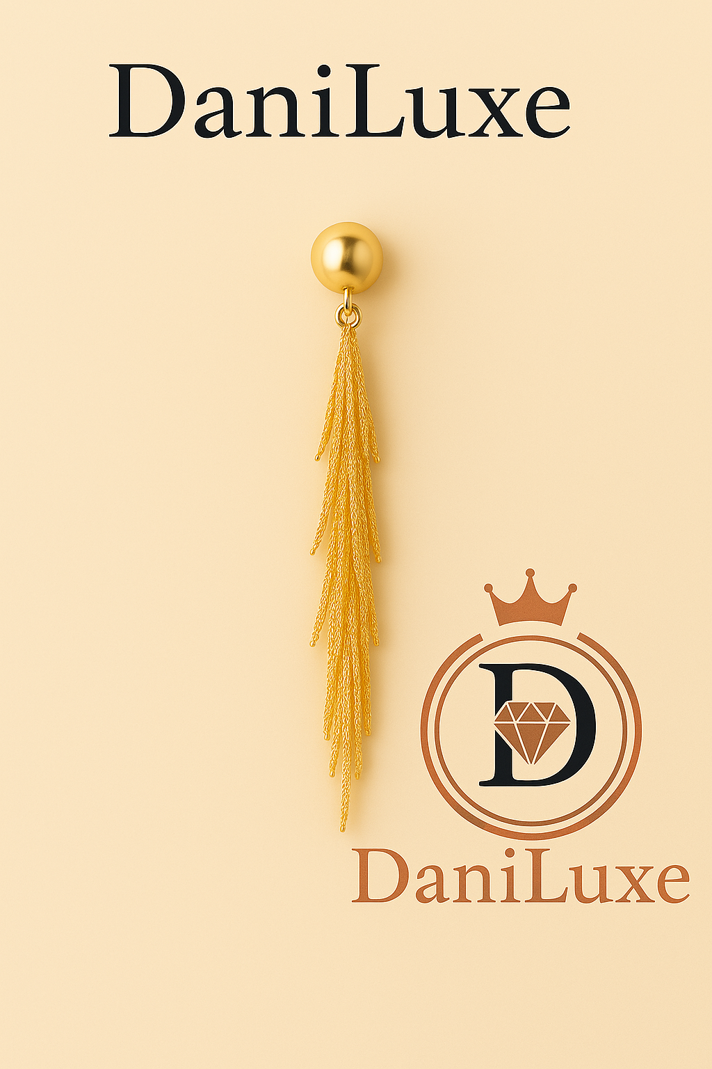 DaniLuxe™ Glitter Tassel Earrings
