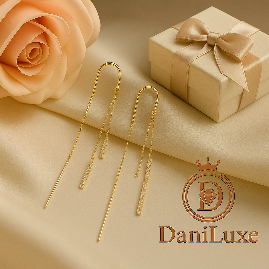 DaniLuxe™ Glitter Tassel Earrings