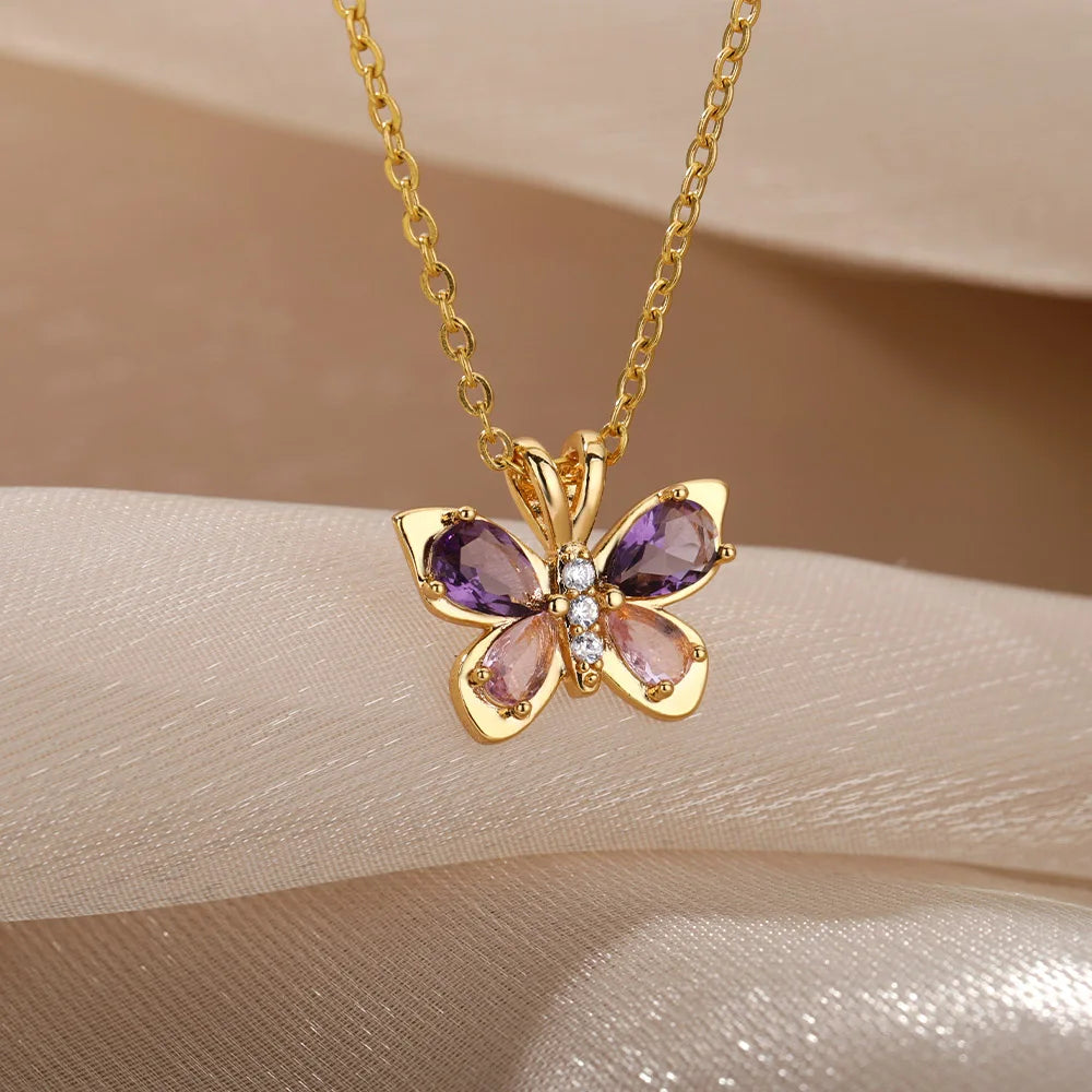 DaniLuxe “LunaWing” Mood Pendant – Circle Design with Insect Motif