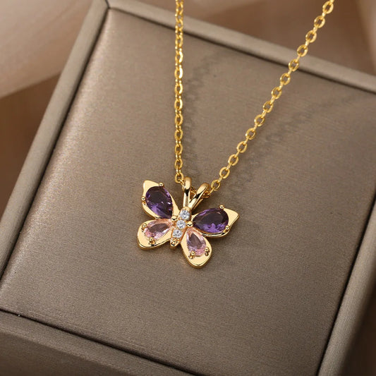 DaniLuxe “LunaWing” Mood Pendant – Circle Design with Insect Motif