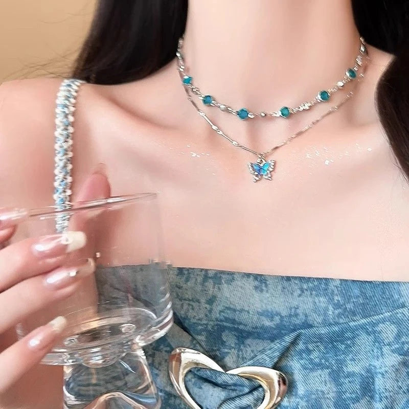 DaniLuxe “Celeste” Geometric Pendant Necklace