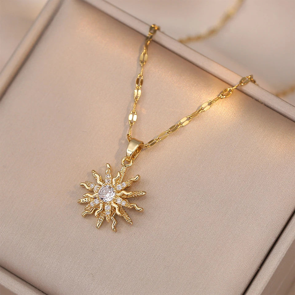 DaniLuxe “Infinite Heart” Zircon Circle Pendant
