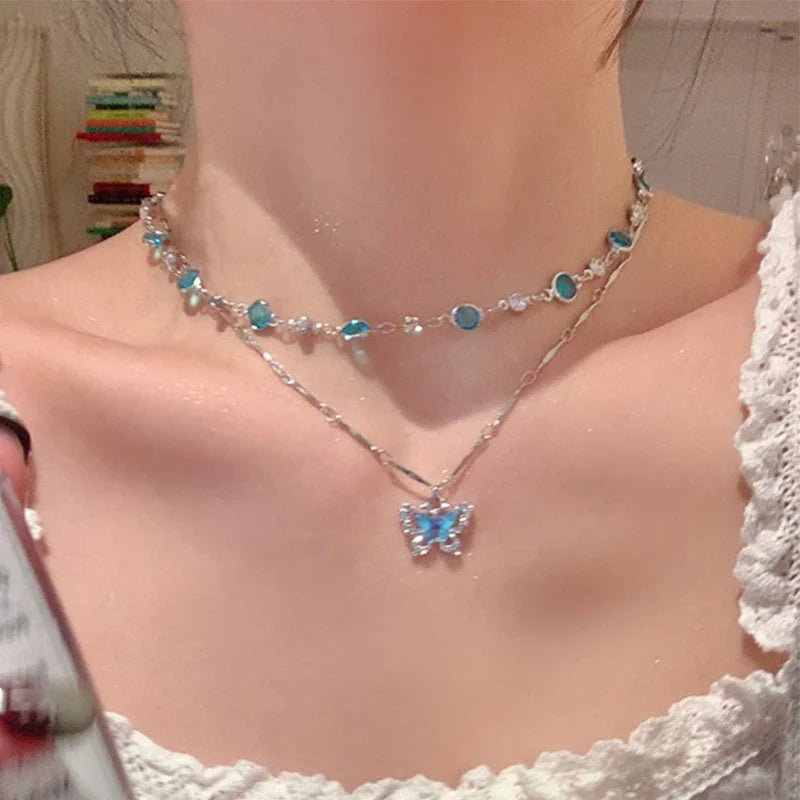 DaniLuxe “Celeste” Geometric Pendant Necklace