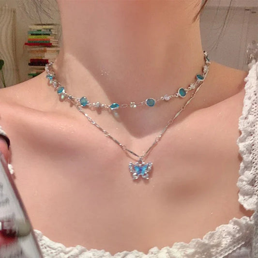 DaniLuxe “Celeste” Geometric Pendant Necklace