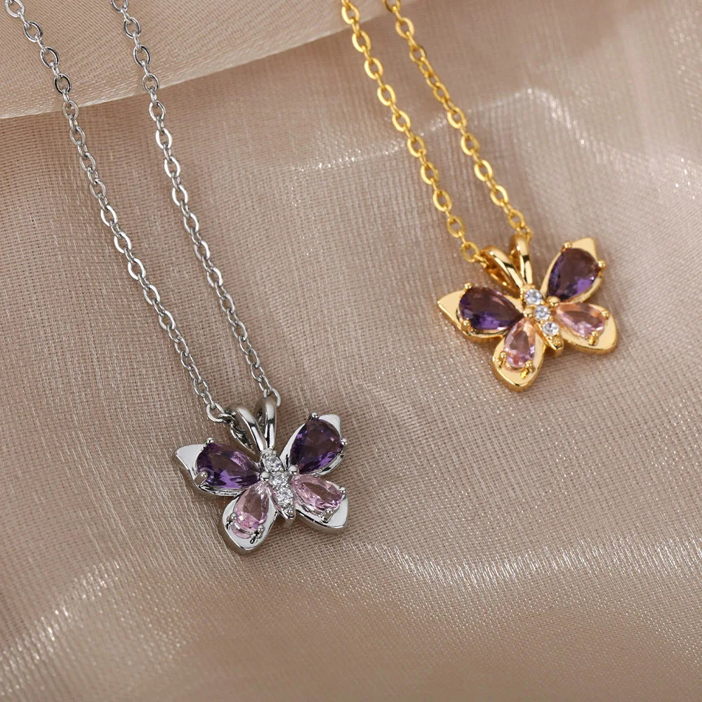 DaniLuxe “LunaWing” Mood Pendant – Circle Design with Insect Motif