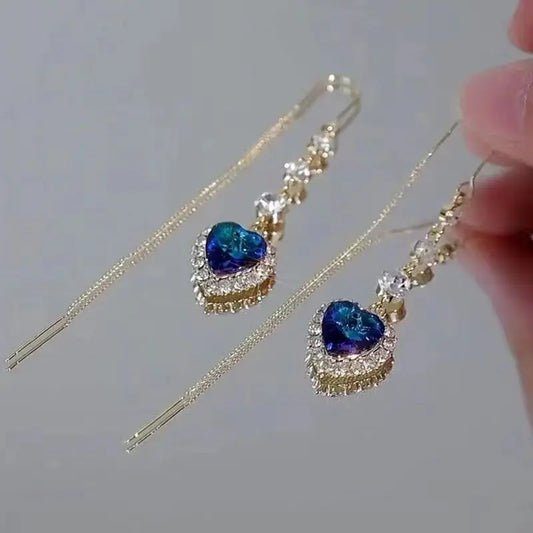 DaniLuxe “Golden Angle” Geometric Drop Earrings