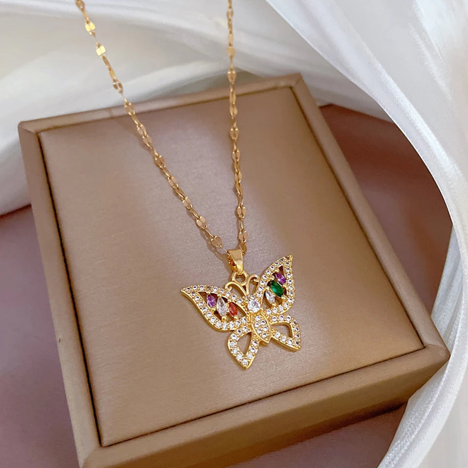 DaniLuxe “Infinite Heart” Zircon Circle Pendant