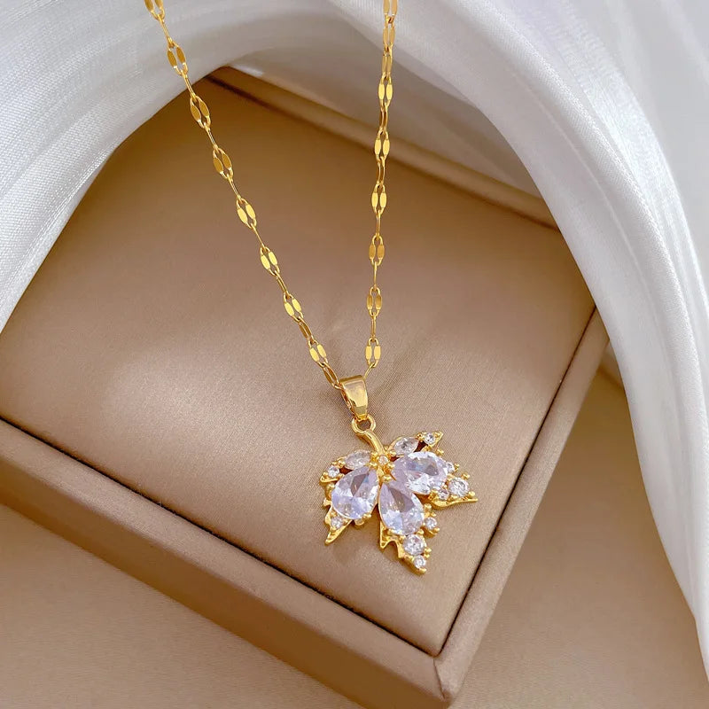 DaniLuxe “Infinite Heart” Zircon Circle Pendant