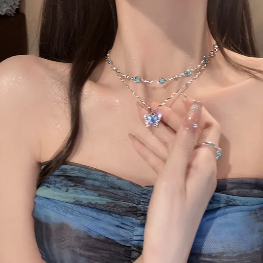 DaniLuxe “Celeste” Geometric Pendant Necklace