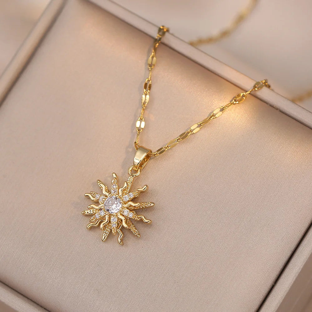 DaniLuxe “Infinite Heart” Zircon Circle Pendant