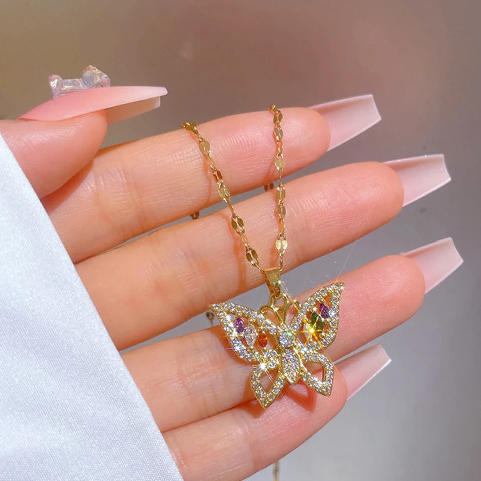 DaniLuxe “Infinite Heart” Zircon Circle Pendant