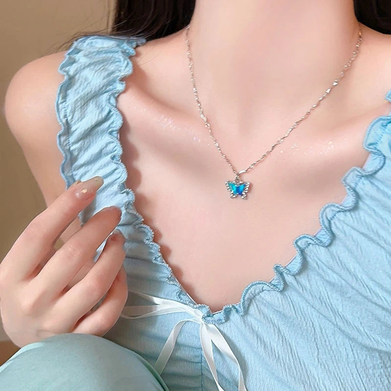 DaniLuxe “Celeste” Geometric Pendant Necklace